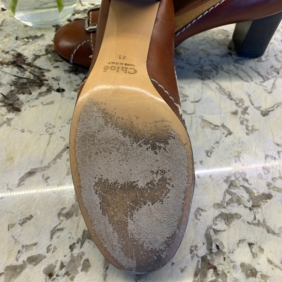 Chloe Chunky Round Toe Pumps - Picture 6 of 6